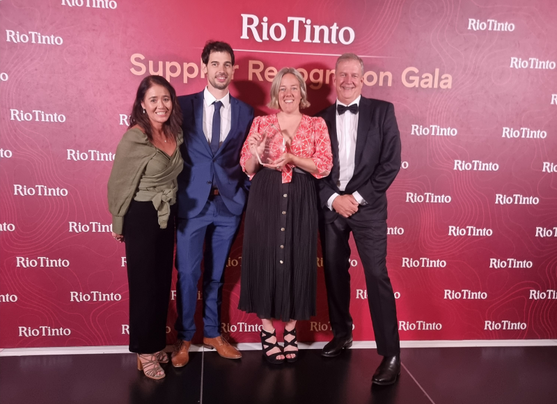 RIO TINTO Supplier RECOGNITION GALA, Innovation CATEGORY